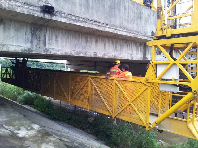 福銀高速沙堤大橋檢測(cè)